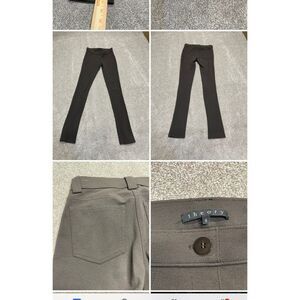 Theory pull on trousers womens sz small brown wool blend stretch pants